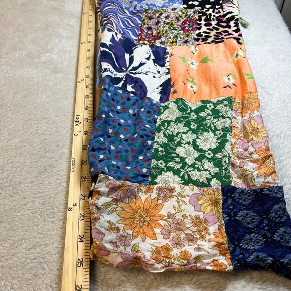 Womens Patchwork Wide leg Pants Size Small (6) One of a Kind Boho, Hippy Artsy - Picture 5 of 8